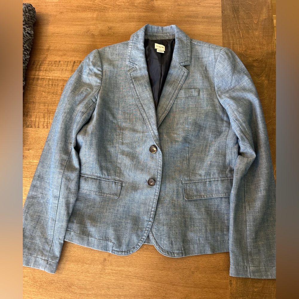 J. Crew Women's Light Blue Blazer
